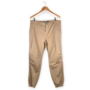Lauren Ralph Lauren Women's Darted Knee Khaki Chino Jogger Pants Size 12 Western